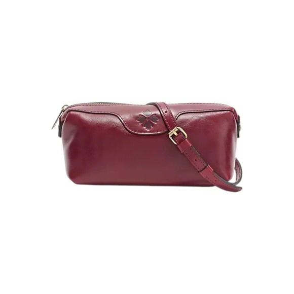 Patricia Nash Handbags - Patricia Nash Leather Joliet Pouch Crossbody Oxblood Red NWT